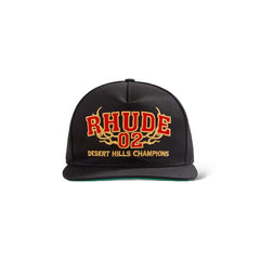 RHUDE DESERT HILL HAT - BLACK
