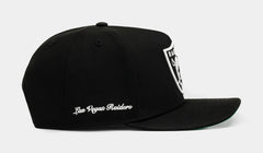 Las Vegas Raiders Chrome 950AF Snapback Mens Hat (Black/White)