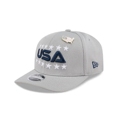 2025 Ryder Cup Team USA Gray 9SEVENTY Stretch-Snap Hat