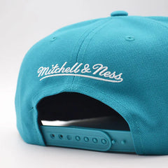 San Jose Sharks Mitchell & Ness NHL HAT TRICK Snapback Adjustable Hat - Teal/Black