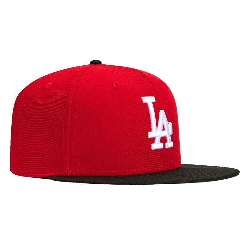 New Era 59Fifty Los Angeles Dodgers Hat - Red, Black, White