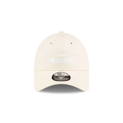 New Era Cap Metal Buckle Ivory 9FORTY Unstructured Adjustable Hat