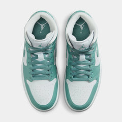 Air Jordan 1 Mid Womens Lifestyle Shoes (White/Cannon)