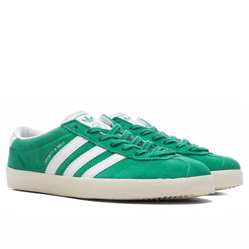 Adidas X Sporty & Rich Women'S Blanc - Court Green/Cloud White/Off White