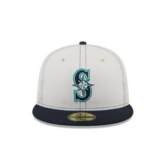 New Era 59Fifty Seattle Mariners Hat - Grey, Navy