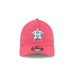 Houston Astros Coral 9TWENTY A-Frame Adjustable Hat