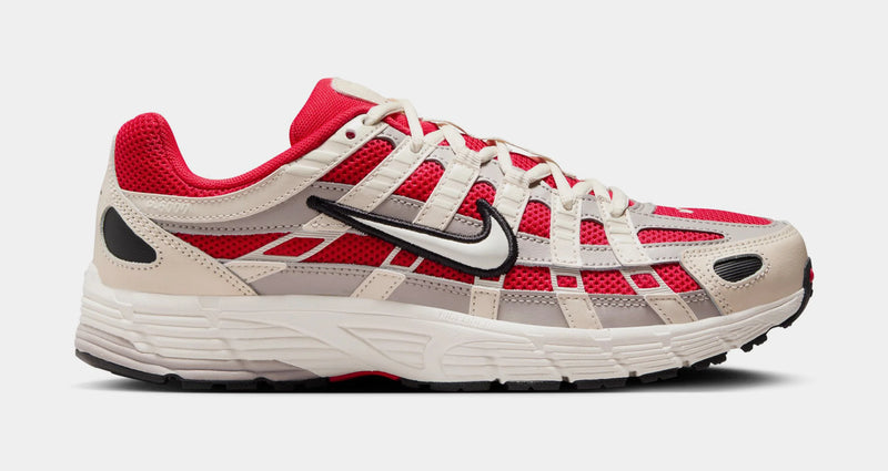 P-6000 Womens Running Shoes (University Red/Soft Pearl/Black)