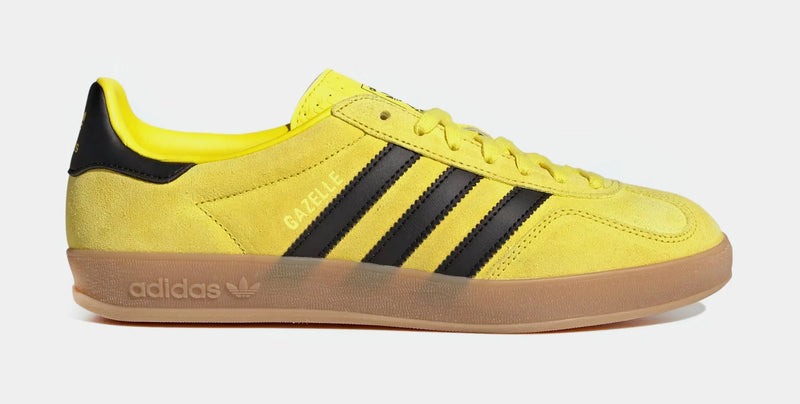 Gazelle Indoor Mens Lifestyle Shoes (Shock Yellow/Core Black/Gold Metallic)