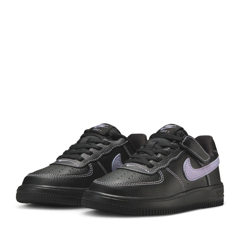 Nike Force 1 Low LV8 Easyon (PS) - Black/Hydrangeas