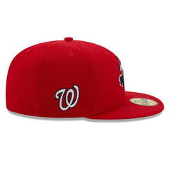 Washington Nationals New Era LOCAL Fitted 59Fifty MLB Hat - Red/Navy