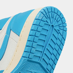 Air Jordan 1 Retro High OG UNC Reimagined Grade School Lifestyle Shoes (Dark Powder Blue/Dark Powder Blue/Sail)