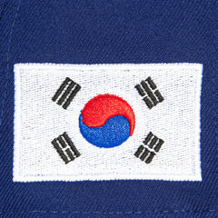 New Era 59Fifty Los Angeles Dodgers Korea Flag Patch Hat - Royal