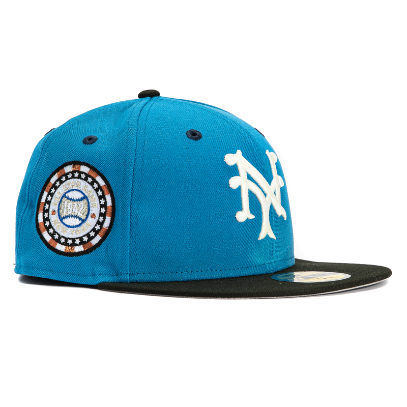 New Era 59Fifty New York Giants 1942 All Star Game Patch Hat - Light Blue, Black