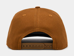 Los Angeles Dodgers Upside 950AF Snapback Mens Hat (Brown)