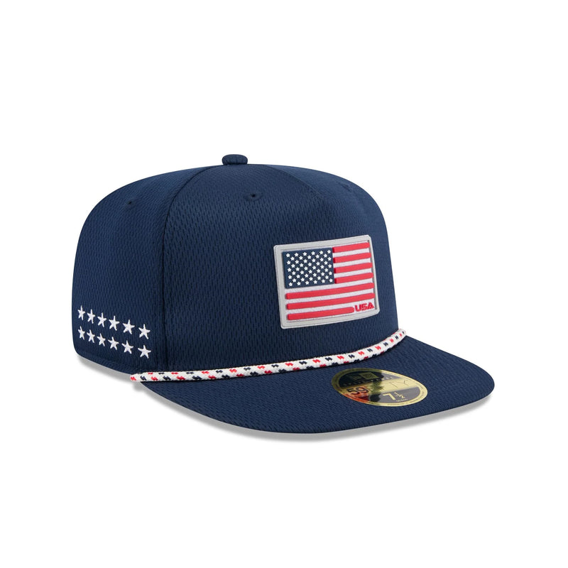 2025 Ryder Cup Team USA Flag 59FIFTY A-Frame Fitted Hat