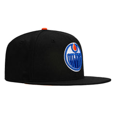 New Era 59Fifty Edmonton Oilers Team UV Hat - Black