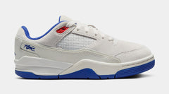 Flight Court Grade School Basketball Shoes (Phantom/Deep Royal Blue/Chile Red)