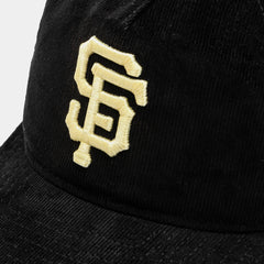 San Francisco Giants Golfer Snapback Mens Hat (Black/White)