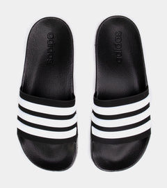 Adidas Adilette Cloudfoam Black White Mule Slide Sandal Slippers