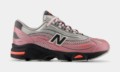 1000 Grade School Lifestyle Shoes (Pink Taffy/Silver Metallic/Urgent Red)