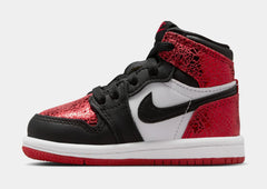 Air Jordan 1 Retro High OG Ruby Infant Toddler Lifestyle Shoes (Varsity Red/Black/White)