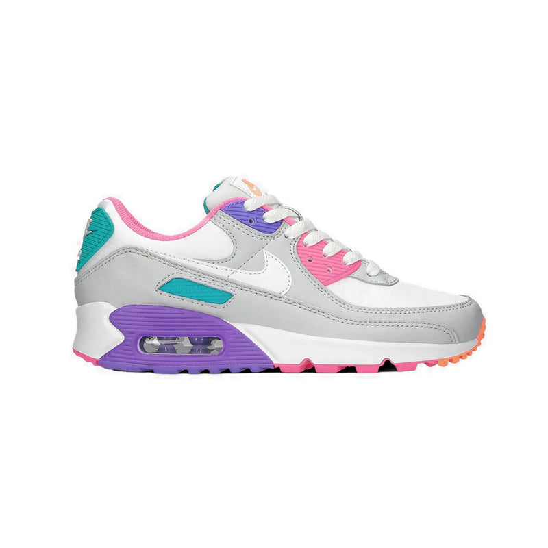 Nike Women'S Air Max 90 Photon Dust White Hyper Grape