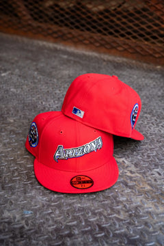 New Era Arizona Diamondbacks 25Th Anniversary Grey UV (Fire Red) 59Fifty Fitted