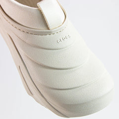 Crocs Echo Storm Tundra White 209414-0HR Slide Sandal Slipper