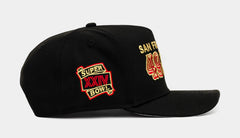 San Francisco 49Ers XXIV Superbowl 950AF Snapback Mens Hat (Black/Red)