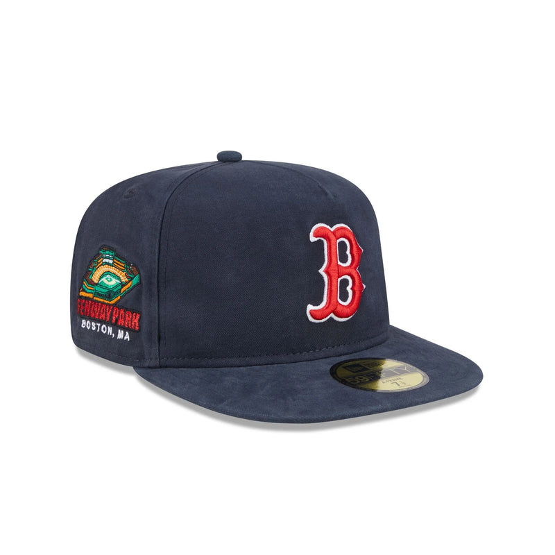 Boston Red Sox Championship Side Flag 59FIFTY A-Frame Fitted Hat
