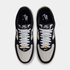 Air Force 1 Low Camo Swoosh Mens Lifestyle Shoes (White/Gum Medium Brown/Summit White/Black)