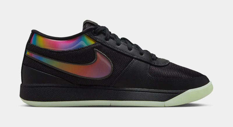 Book 1 Night Mens Basketball Shoes (Black/Multi Color/Medium Ash)