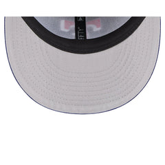 New Era 9Fifty Retro Crown Texas Rangers 1995 All Star Game Patch Snapback Hat - Black, Royal