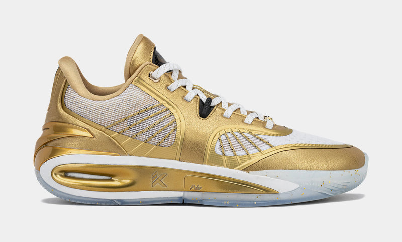 KT 10 $3 Coin Mens Basketball Shoes (Gold/White)