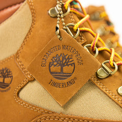 Timberland 6 Inch Field Boot Medium Brown Beige Yellow Black Snow Rainboots