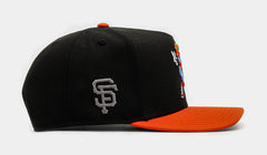 San Francisco Giants Cartoon 950AF Snapback Mens Hat (Black/Orange)