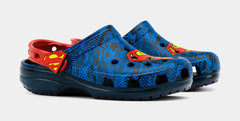 Superman Classic Clog Preschool/Grade School Sandals (Blue/Red)