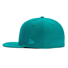 New Era 59Fifty San Jose Sharks Logo Patch Word Hat - Teal