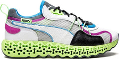 Puma Calibrate Restored Spring Cosmic White Green Black Purple Black Sneaker