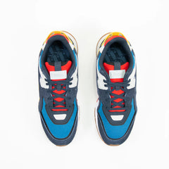 Puma Mirage Sport Layers Blue Parisian Night Gray Yellow Orange Brown Sneaker Shoe Trainer