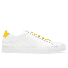 Retro Low Glossy - White/Yellow