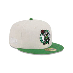 Boston Celtics Linen 59FIFTY Fitted Hat