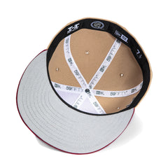New Era 59Fifty Vegas Golden Knights Logo Patch Hat - Tan, Cardinal