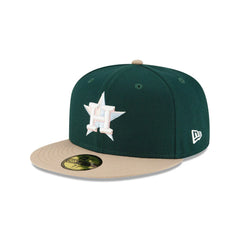 New Era 59Fifty Houston Astros Hat - Green, Tan