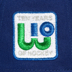 New Era 59Fifty Hartford Whalers 10Th Anniversary Patch Hat - Royal