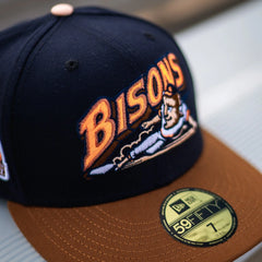 New Era Buffalo Bisons Peach UV (Navy/Peanut)