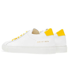 Retro Low Glossy - White/Yellow
