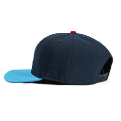 New Era 9Seventy Los Angeles Clippers LA Stretch-Snapback Hat - Navy, Light Blue