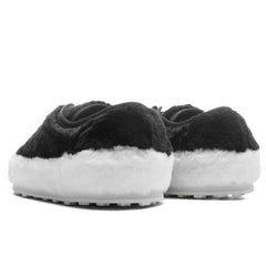 Black Teddy Tennis Sneaker - Lily White/Black