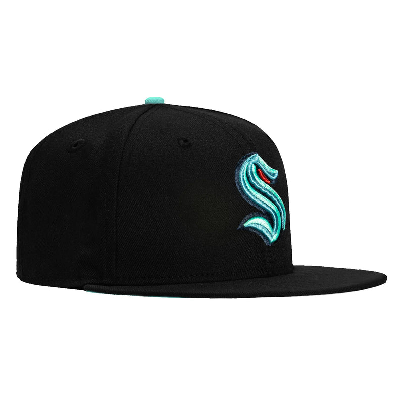 New Era 59Fifty Seattle Kraken Team UV Hat - Black